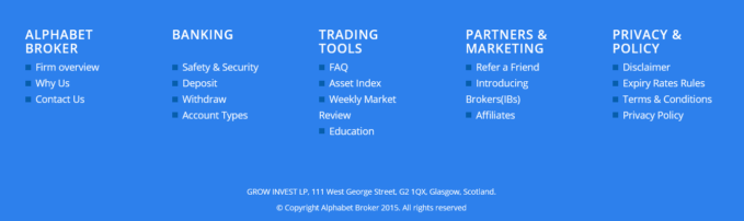Zum Angebot von Alphabet Broker gehören auch Trading Tools