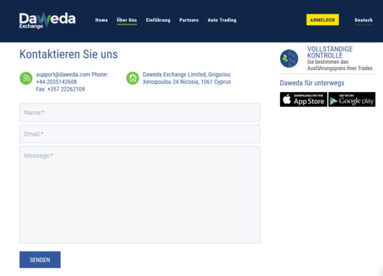 Der Kundensupport ist auf verschiedenen Wegen erreichbar