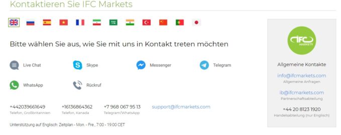 Der deutschsprachige Support ist auf verschiedene Arten erreichbar