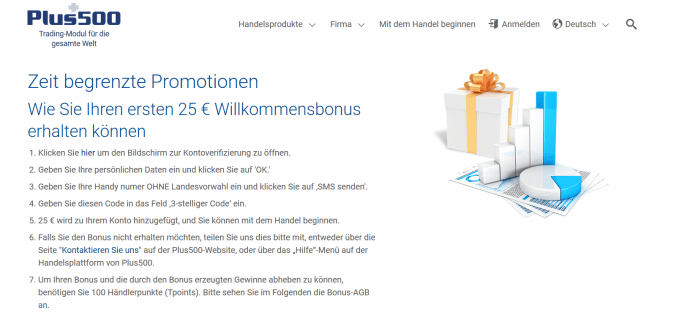 Plus500 No Deposit Bonus