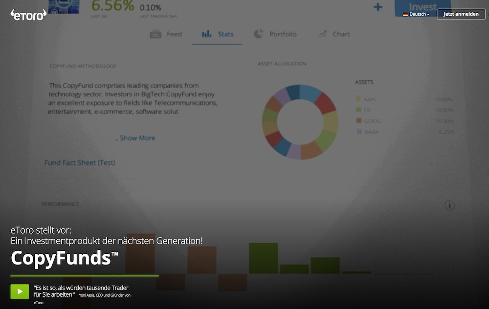eToro CopyFunds