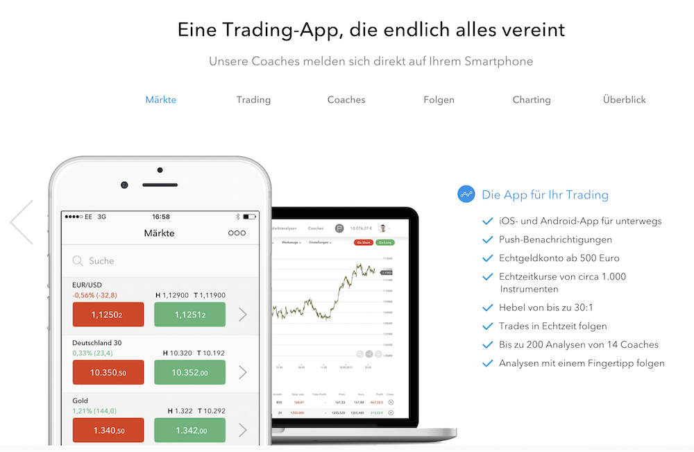 nextmarkets App