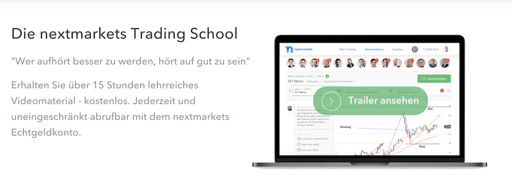 nextmarkets Schulungsangebot