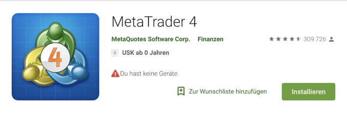 RoboMarkets MetaTrader Android