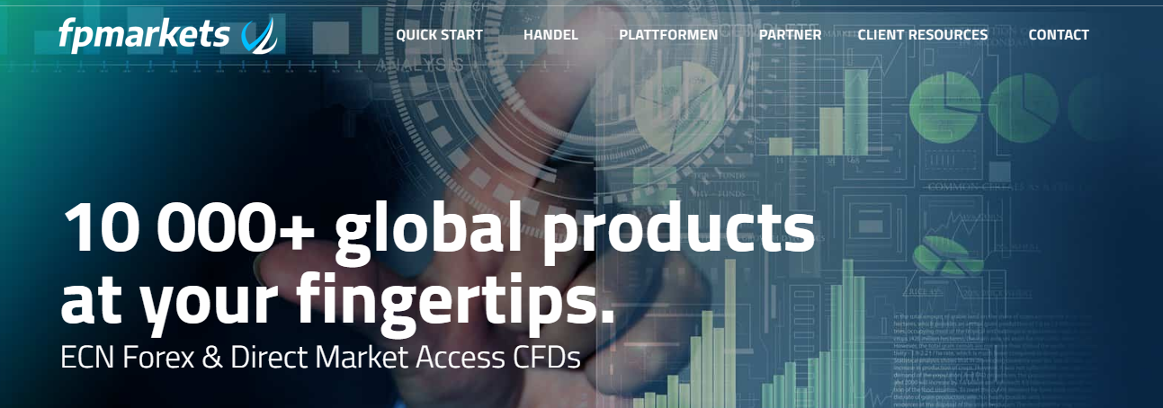 FP Markets bietet über 10.000 Produkte an