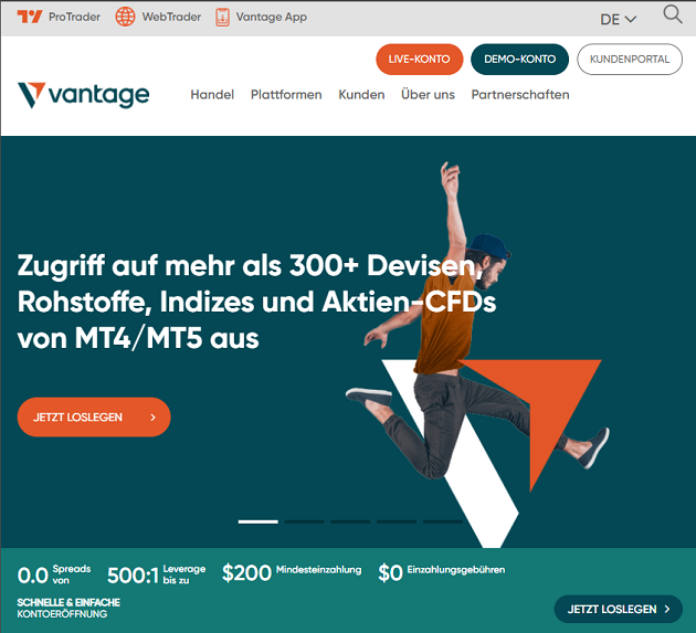 vantage erfahrungen